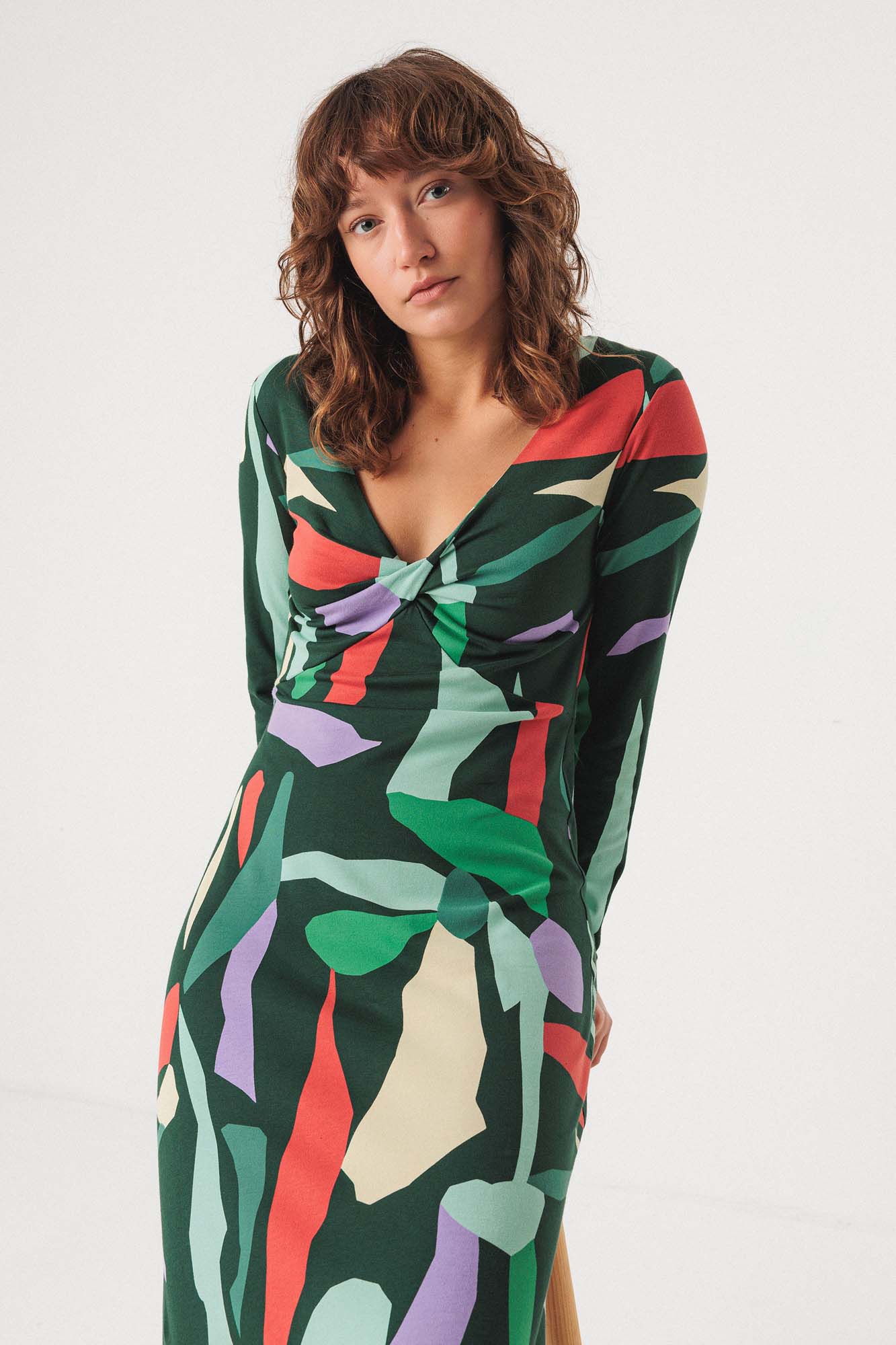 Vestido de algodón IRANTZU GOTS