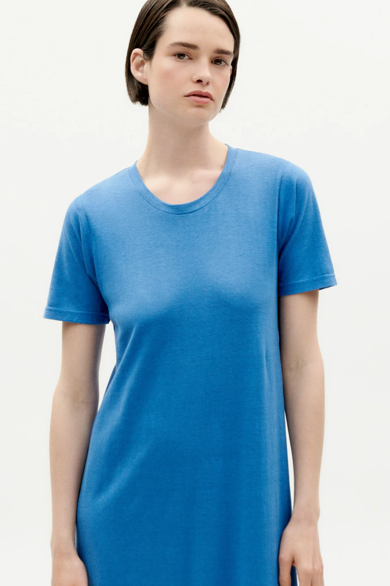 Vestido de cáñamo OUEME AZUL