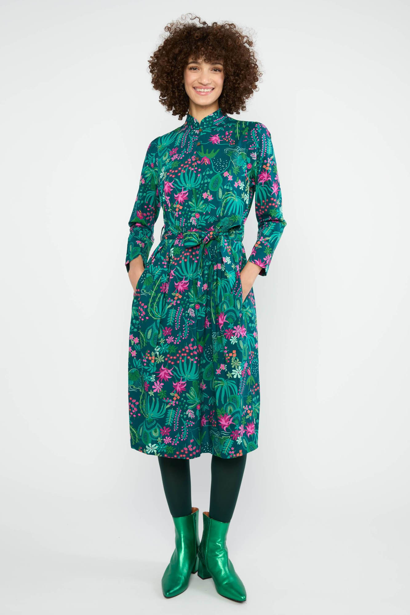 Vestido estampado FRISIAN