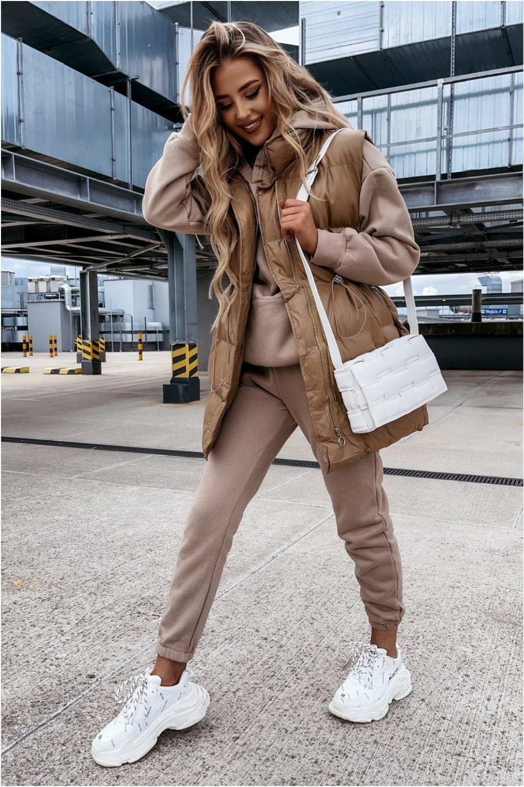 Chaleco mujer enguatado