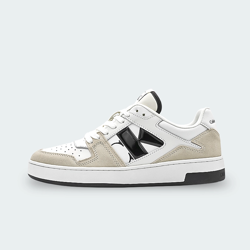 Tenis Calvin Klein Suede Trainers Beige Hombre K05700