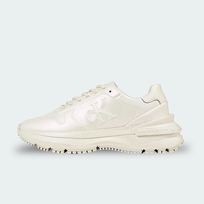 Tenis Calvin Klein Leather Chunky Trainers Dama K05640