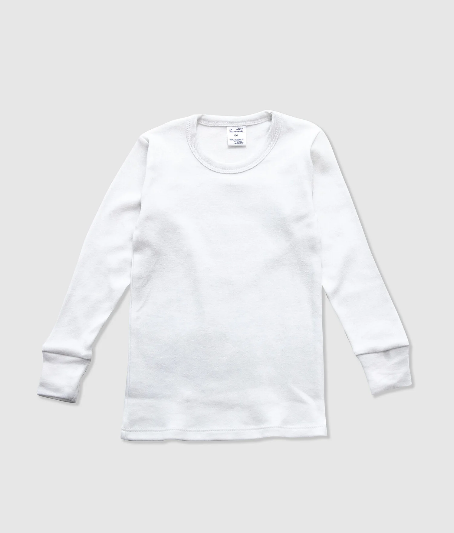 👕 Camiseta Interior de Manga Larga para Niño Abanderado: Comodidad, Calidad y Durabilidad para el Día a Día modelo 257