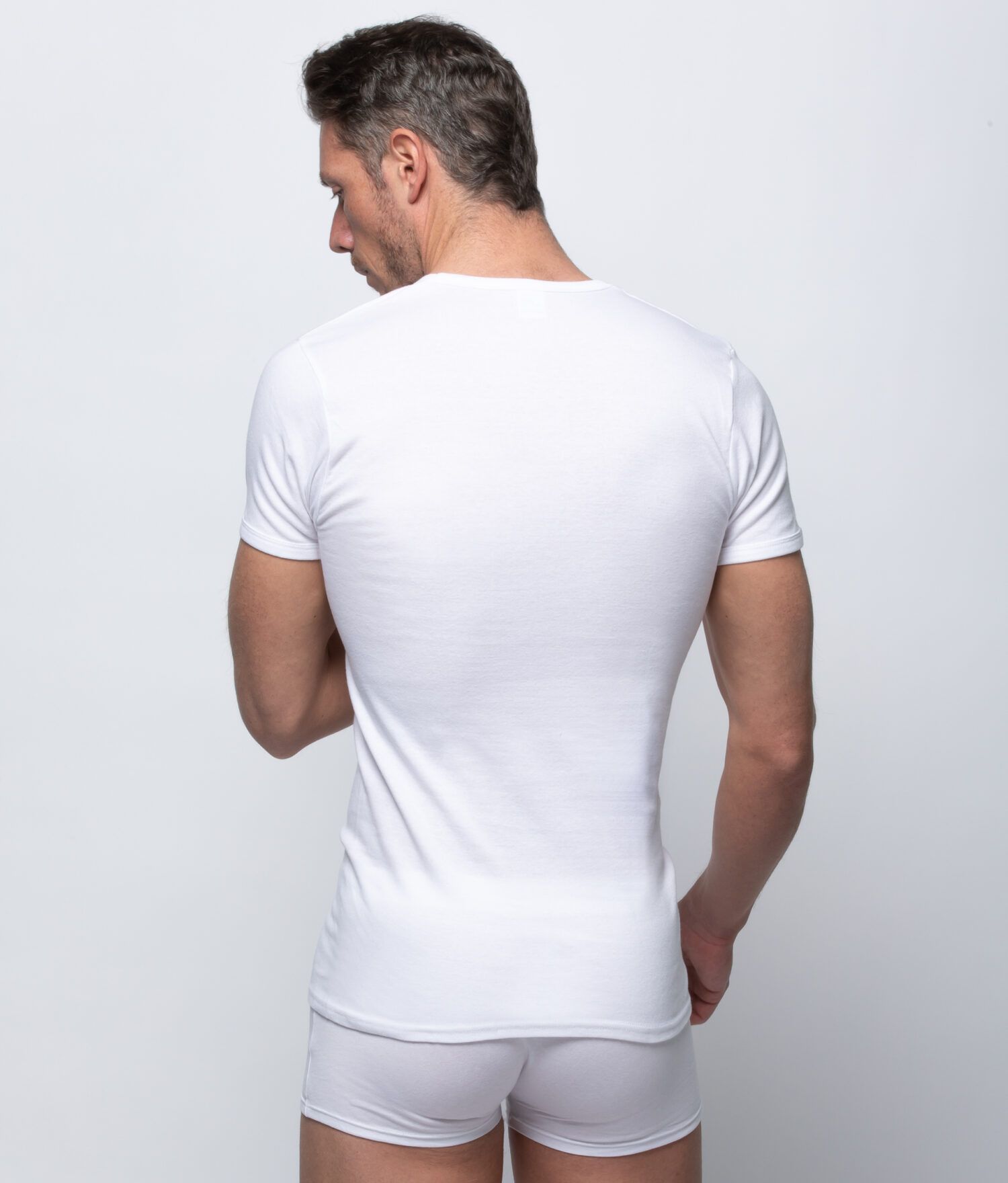 Camiseta interior de hombre Abanderado – Manga corta, algodón 100% modelo 306 - Imagen 4