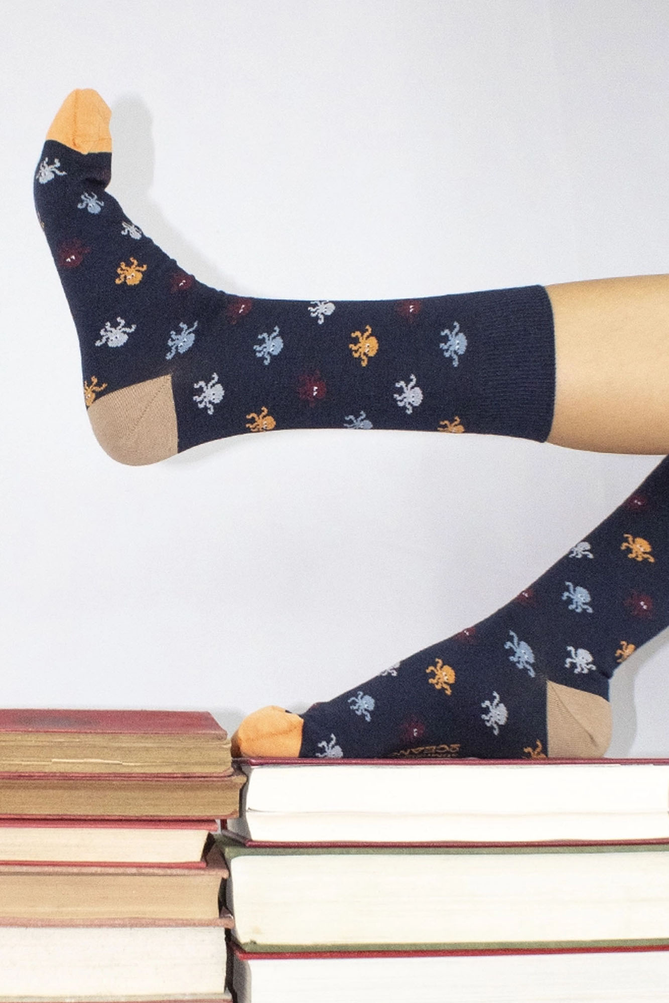 Calcetines de algodón PULPOS MARINO