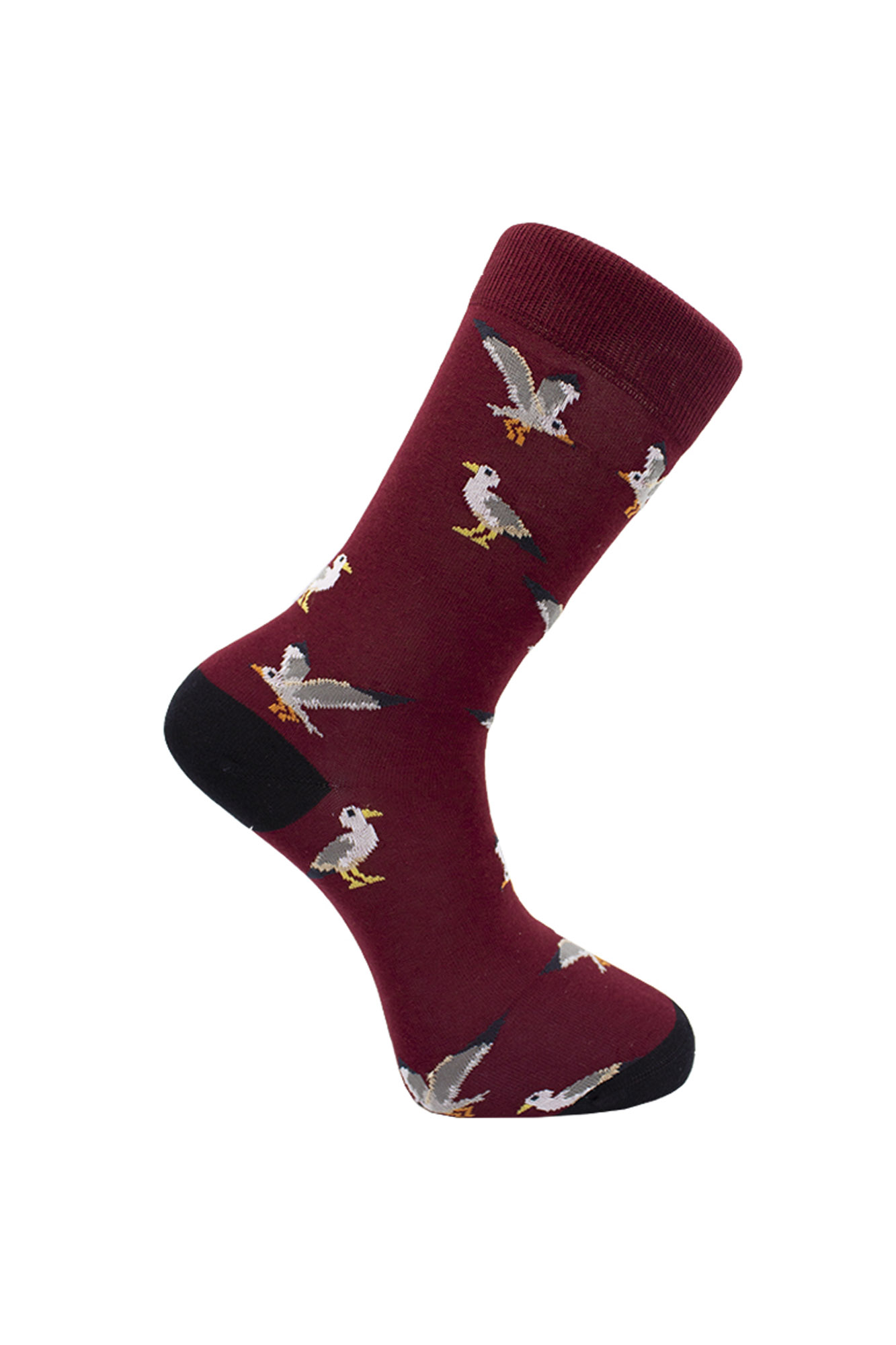 Calcetines Somosoceano GAVIOTAS BURDEOS