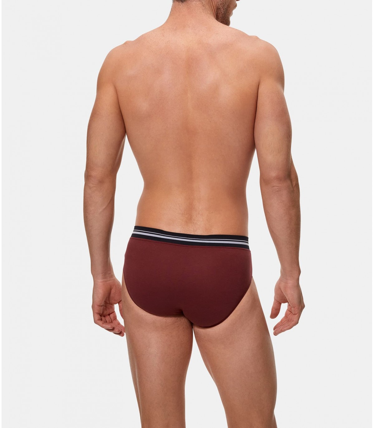 👕 Slip Abanderado Hombre Modelo 77H en Color Vino: Elegancia, Confort y Calidad en una Prenda Íntima Inigualable - Imagen 3