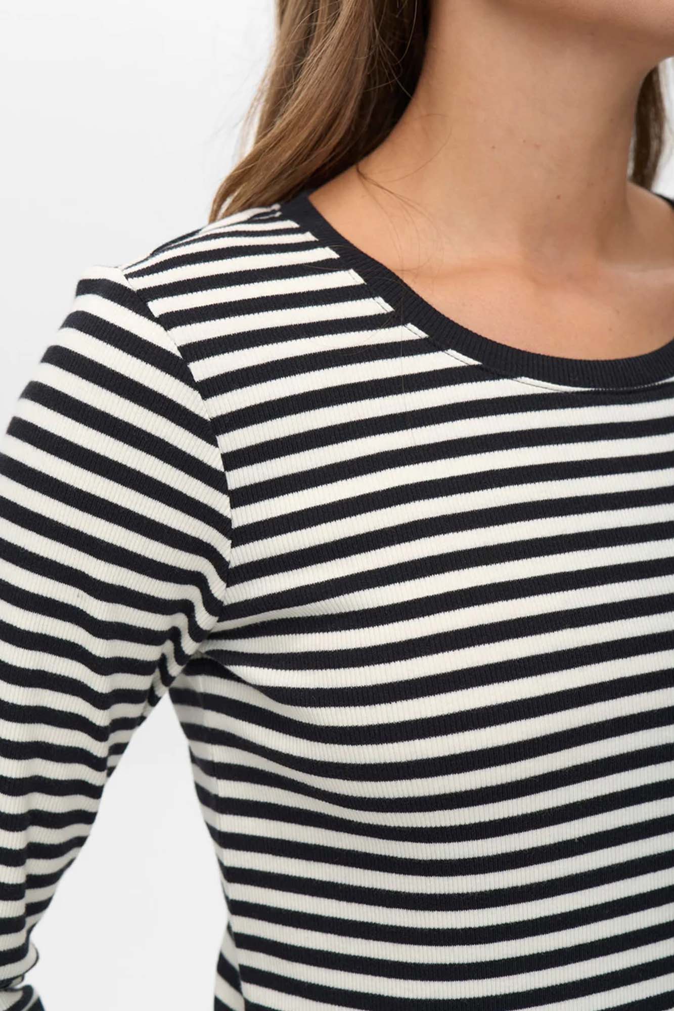 Camiseta de canalé NUMELANY CAVIAR