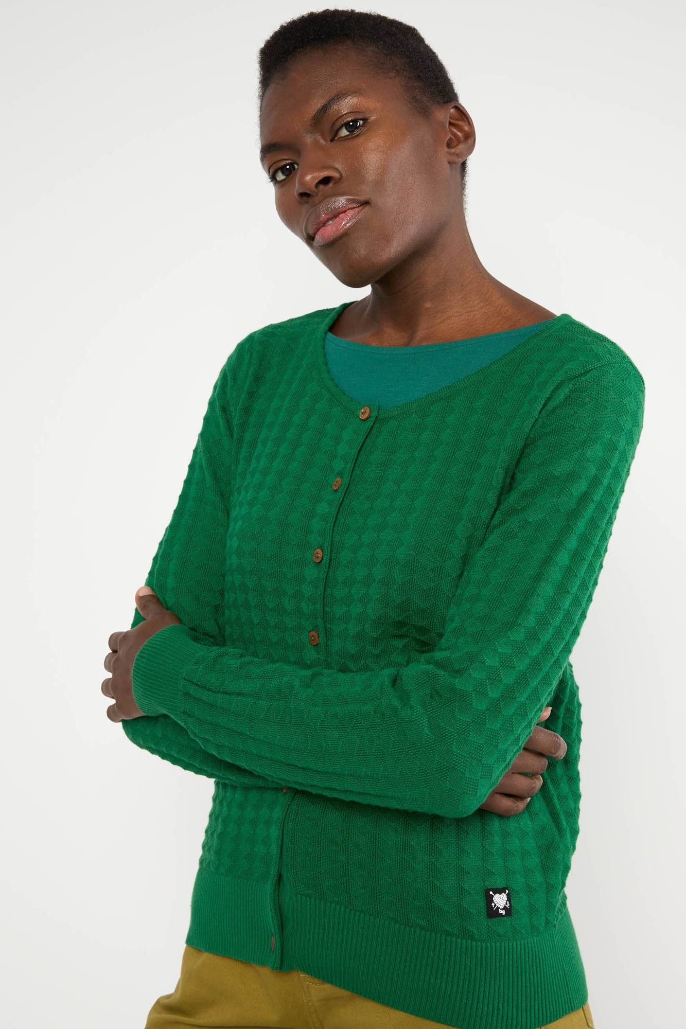 Cárdigan verde SAVE THE BRAVE