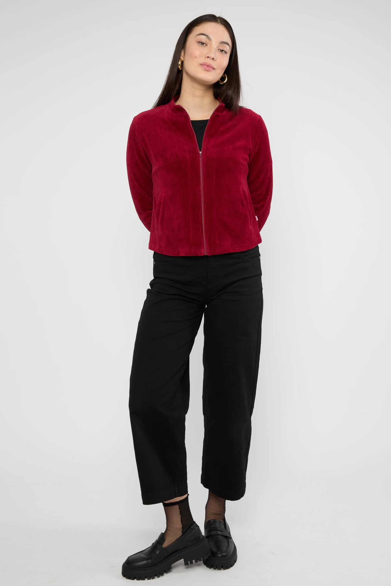 Chaqueta con cremallera JOLLY ZIP RED