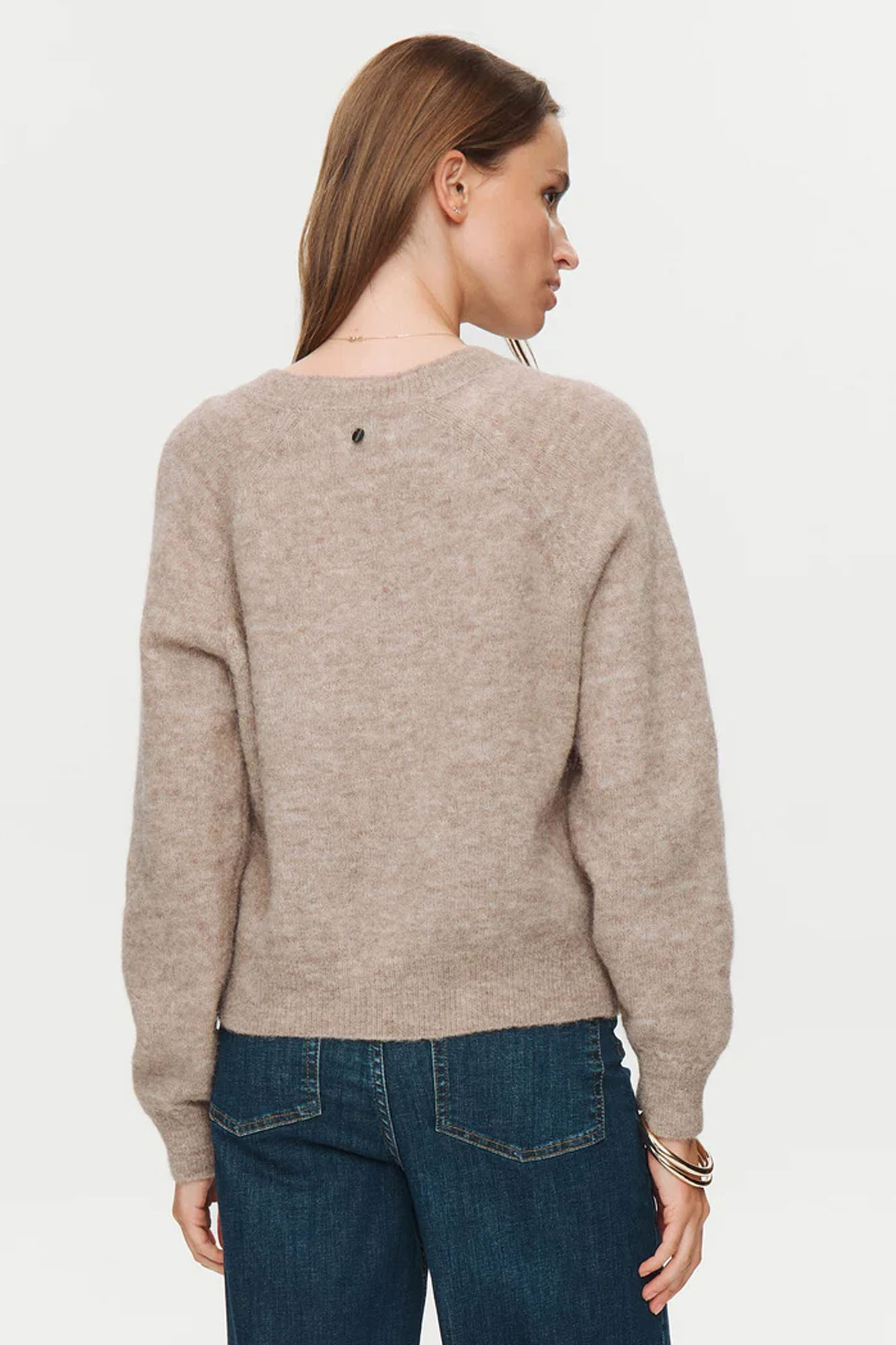 Chaqueta de punto NURIETTE TAUPE - Imagen 4