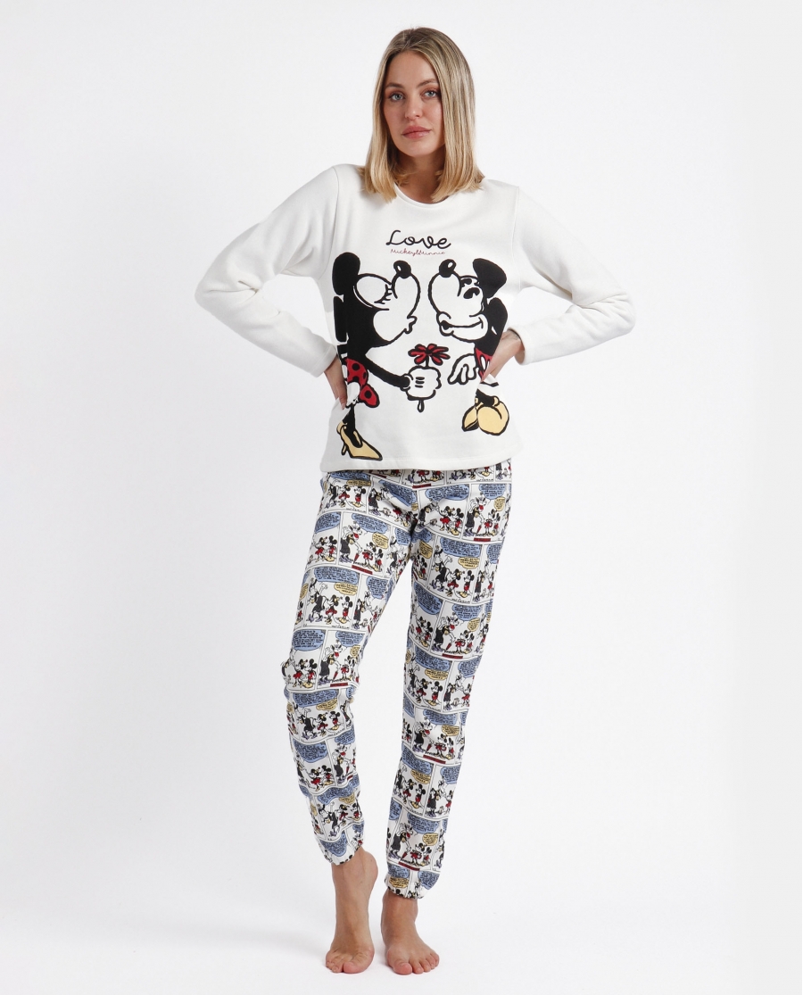 pijama minnie mujer invierno modelo 60557