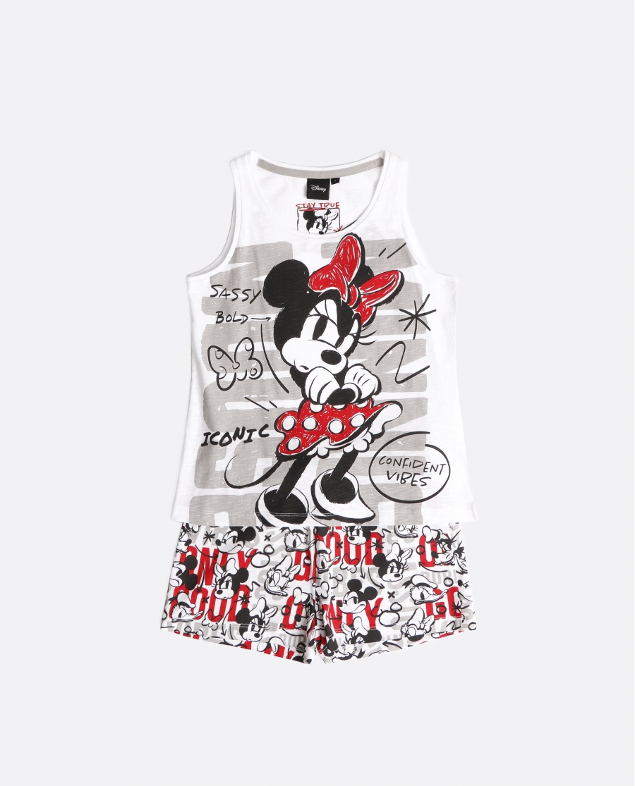 pijama verano minnie niña