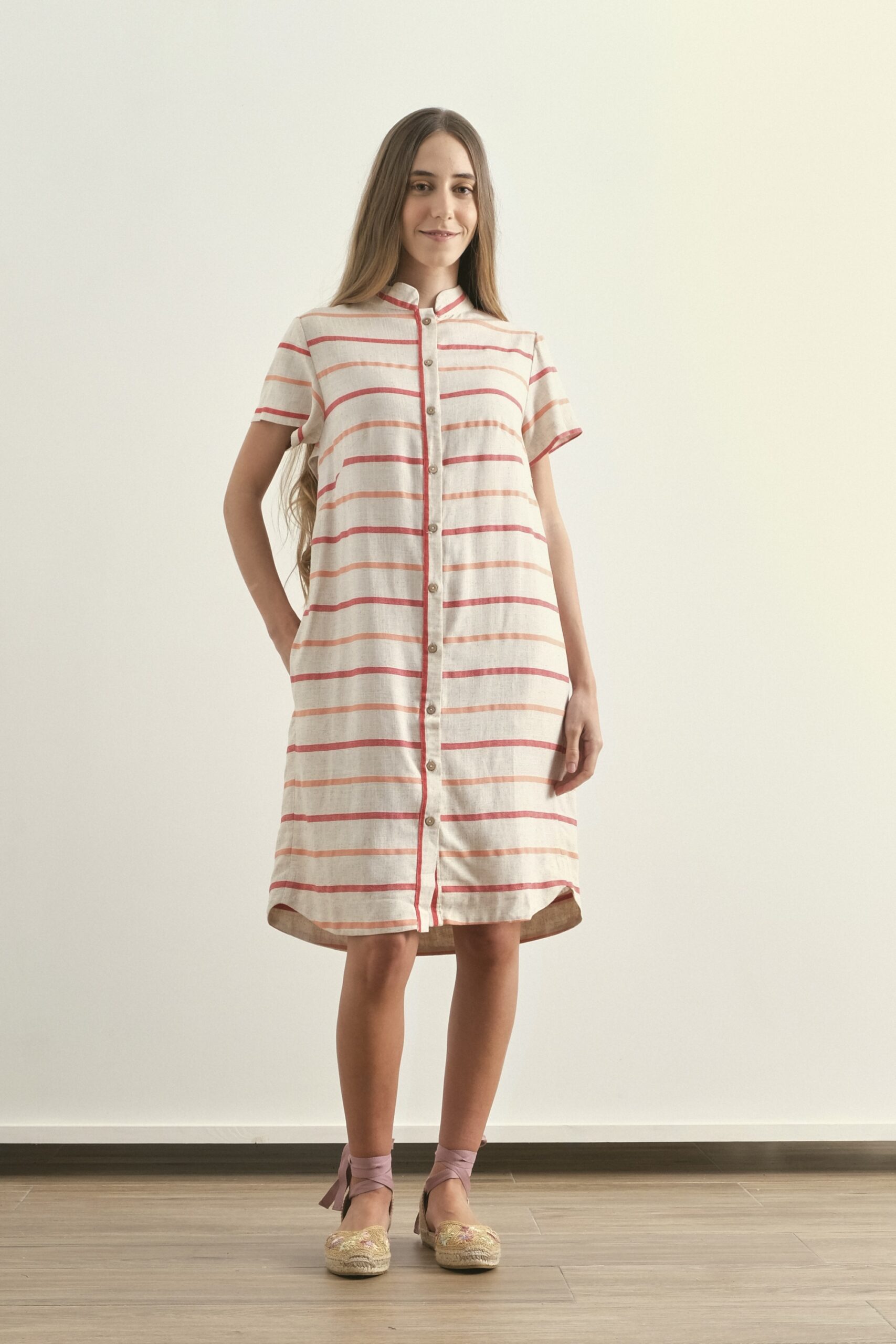 Vestido camisero de rayas RULA