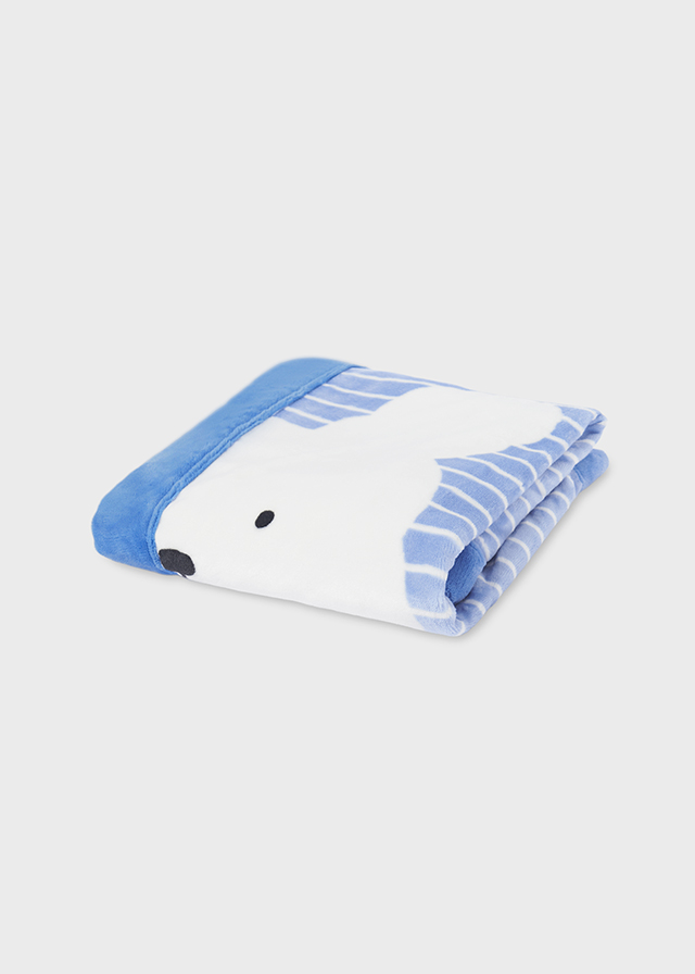 MANTA MAYORAL BEBE PELO RAYAS BLUE ICE MODELO 9154