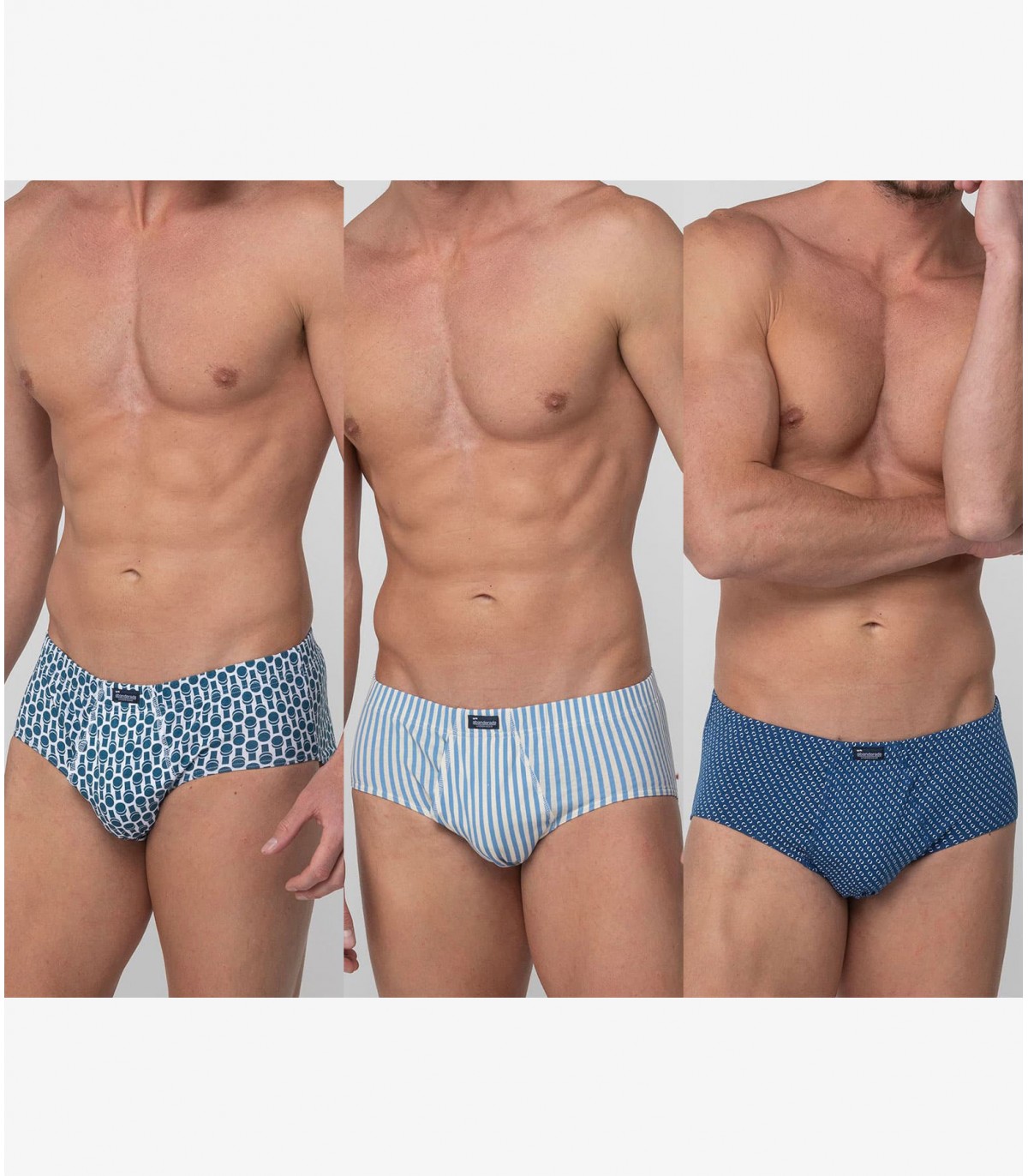 👑 Pack de 3 Slips Abanderado Hombre Modelo 90 en Color Estampado: Diseño, Confort y Calidad para tu Día a Día