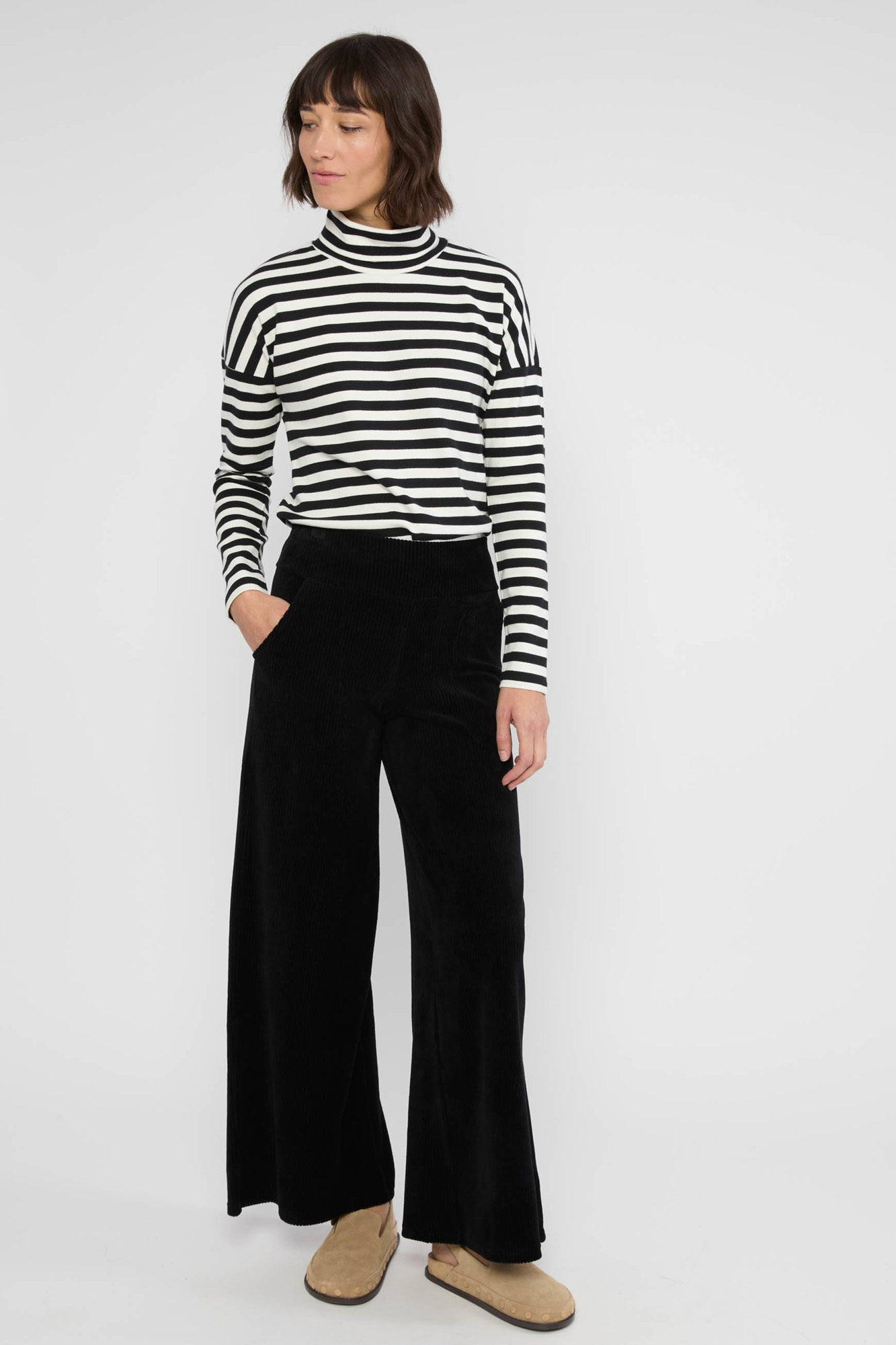 Pantalón culotte JOLLY MARLEEN BLACK