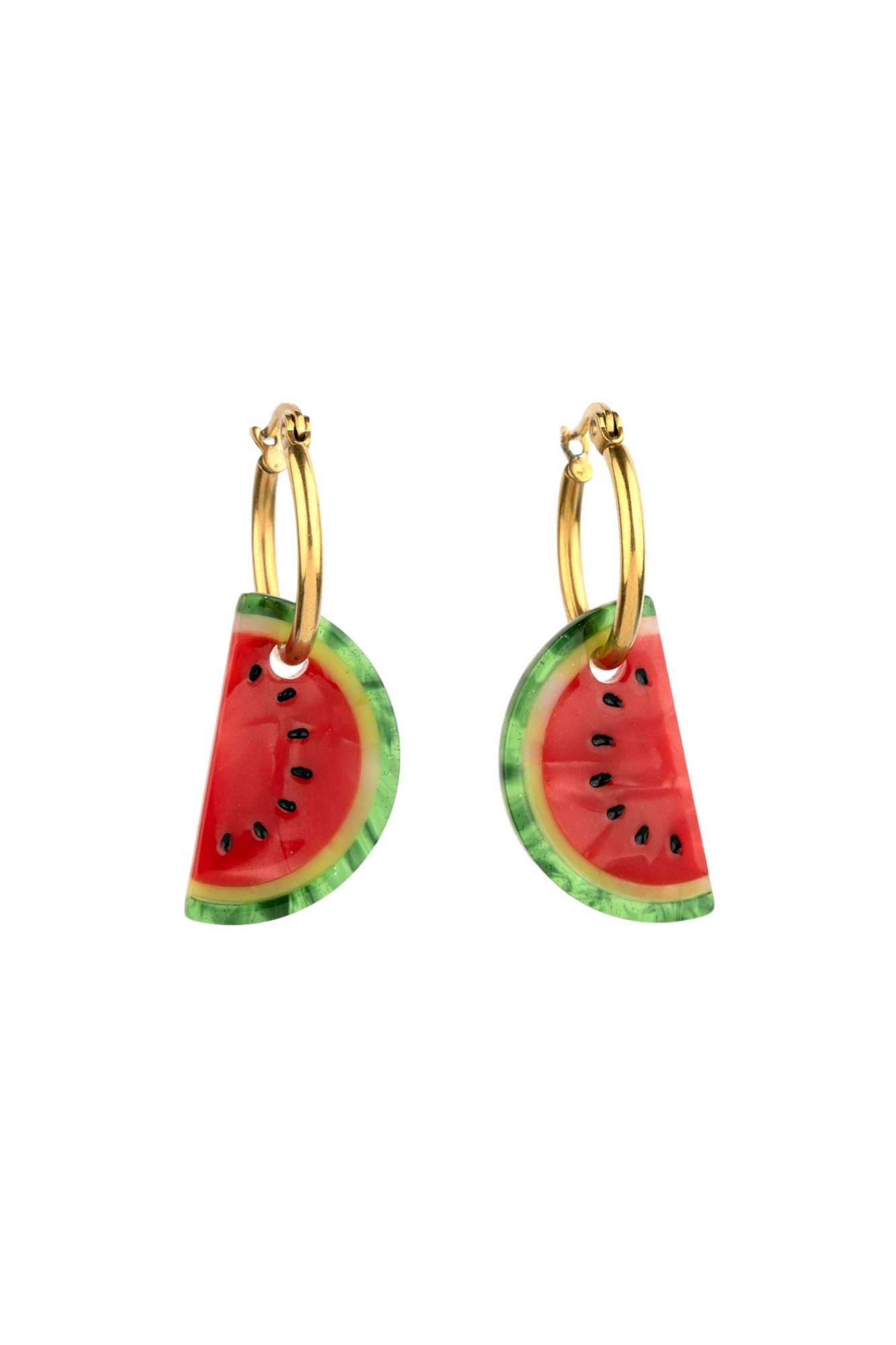 Pendientes de acetato WATERMELON