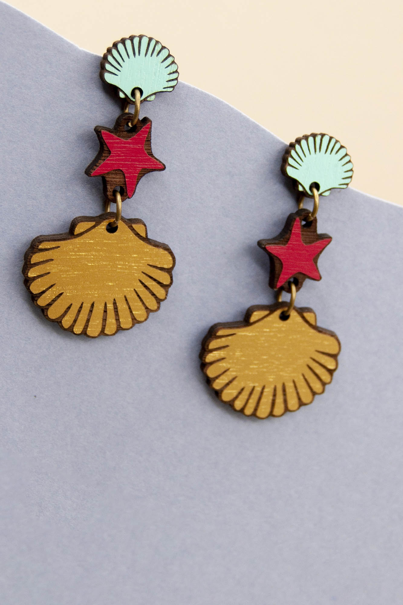 Pendientes de madera SUMMER TREASURES - Imagen 4