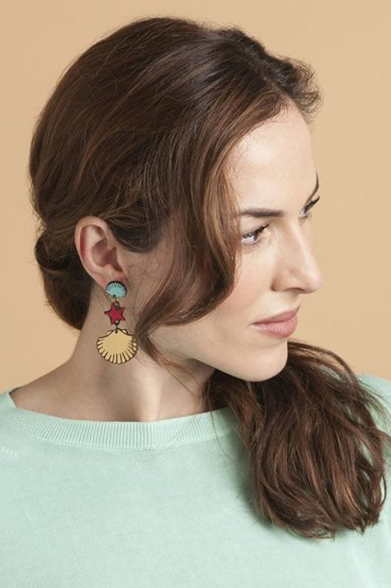 Pendientes de madera SUMMER TREASURES - Imagen 3