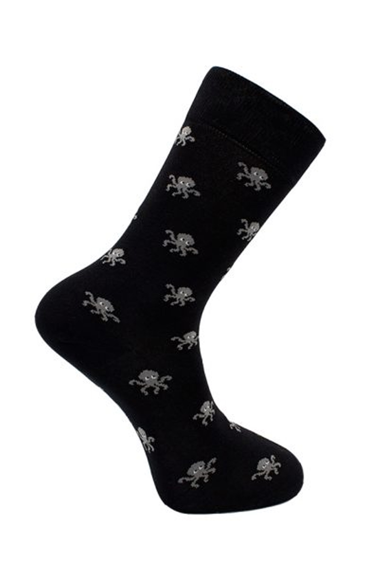 SOMOSOCEANO calcetines PULPOS NEGRO