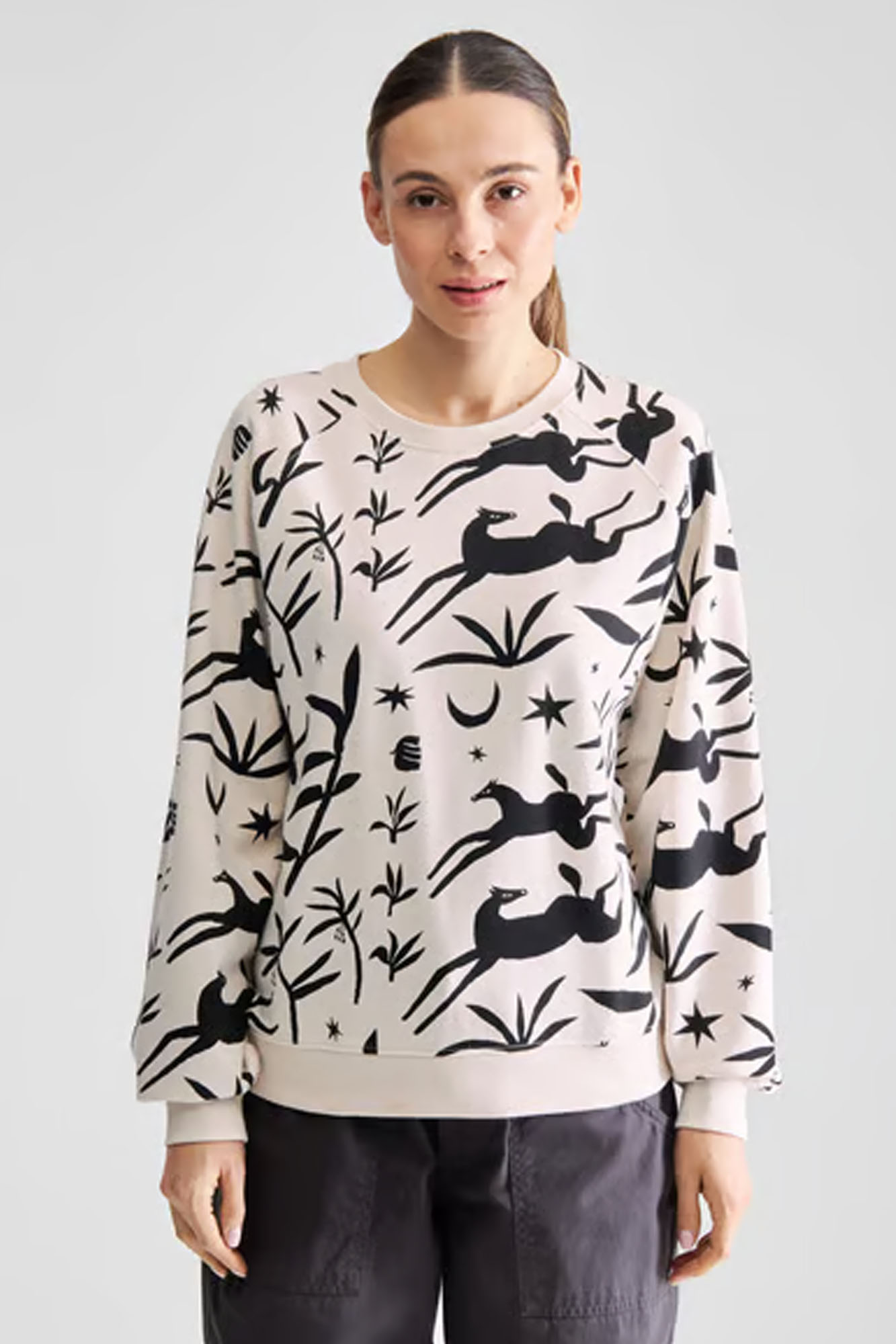 Sudadera de algodón orgánico PAPERCUT