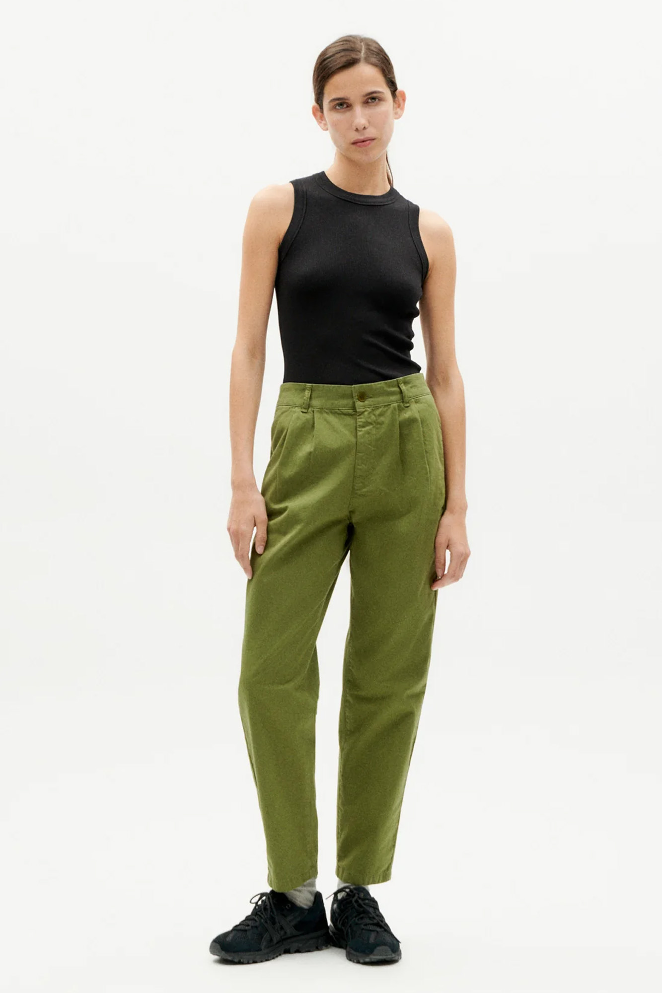 Top de canalé JULIETTE NEGRO