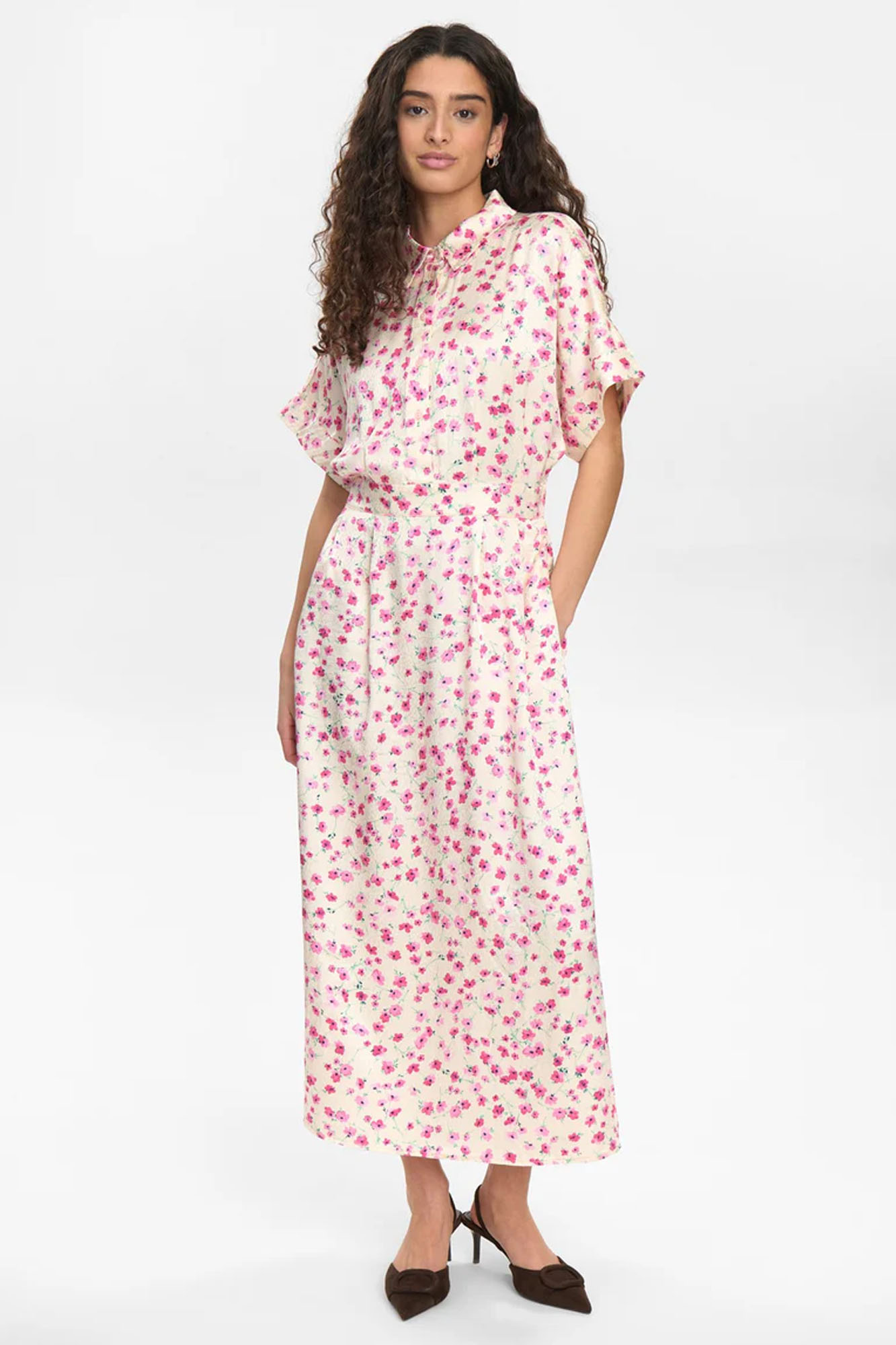 vestido largo con flores NUTWINKLE